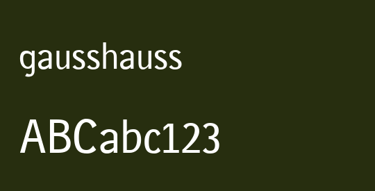 gausshauss