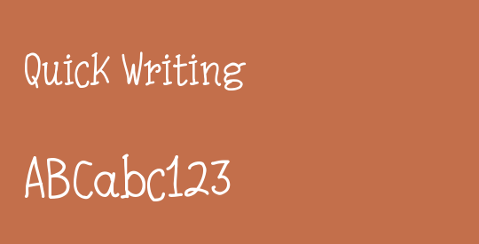 Quick Writing