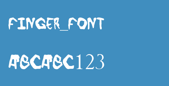 Finger_font
