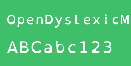 OpenDyslexicMono
