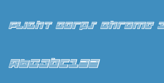 Flight Corps Chrome Italic