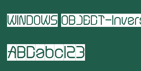 WINDOWS OBJECT-Inverse