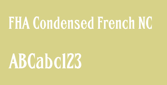 FHA Condensed French NC