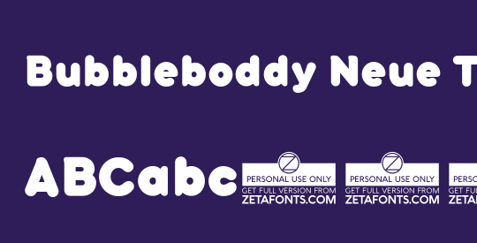 Bubbleboddy Neue Trial