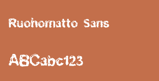 Ruohomatto Sans