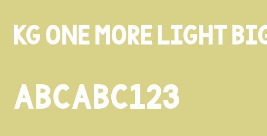 KG One More Light BIG