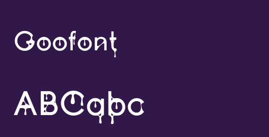 Goofont