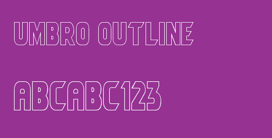 Umbro Outline