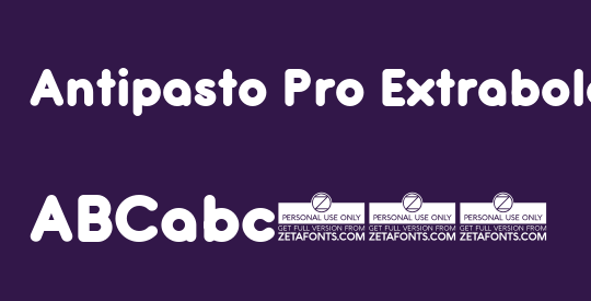 Antipasto Pro Extrabold