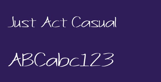 Just Act Casual