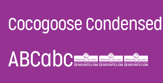 Cocogoose Condensed Trial