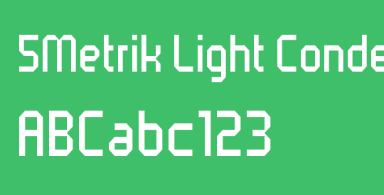 5Metrik Light Condensed