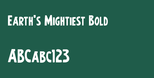 Earth's Mightiest Bold