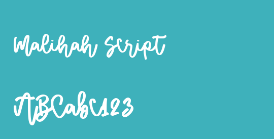 Malihah Script