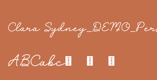 Clara Sydney_DEMO_Personal Use