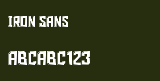 Iron Sans