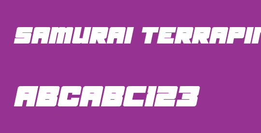 Samurai Terrapin Italic