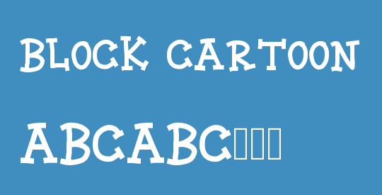 BLOCK CARTOON