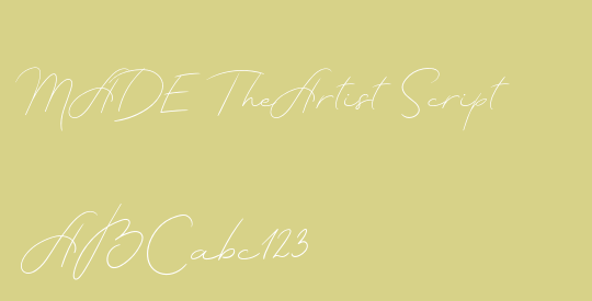 MADE TheArtist Script