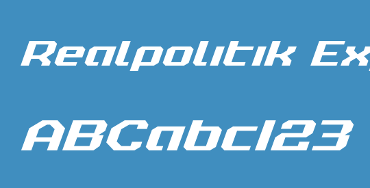 Realpolitik Expanded Italic