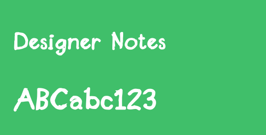 Designer Notes