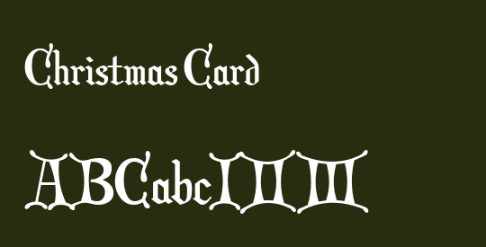Christmas Card