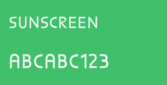 Sunscreen
