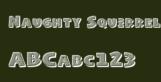 Naughty Squirrel Striped Demo