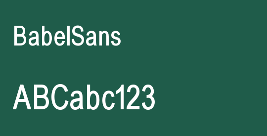 BabelSans
