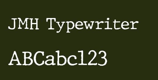 JMH Typewriter