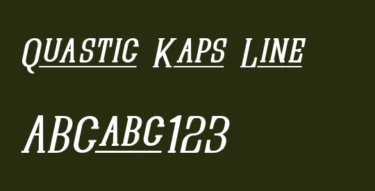 Quastic Kaps Line