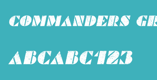 Commanders Grunged