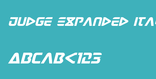 Judge Expanded Italic