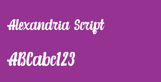 Alexandria Script