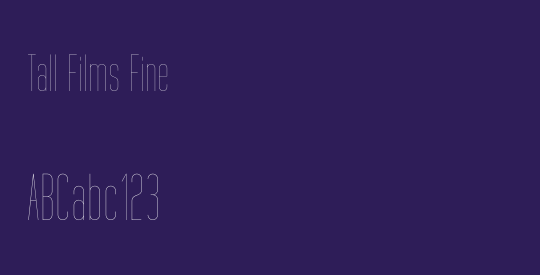 Tall Films Fine