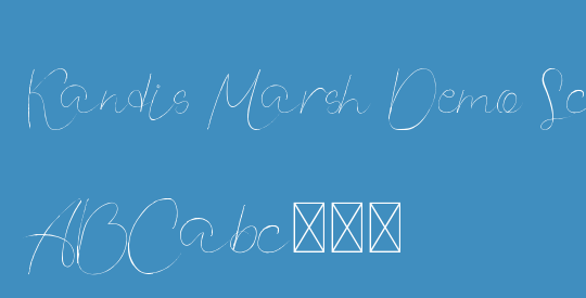 Kandis Marsh Demo Script