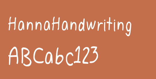 HannaHandwriting
