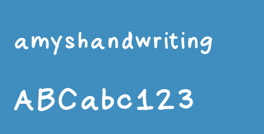 amyshandwriting