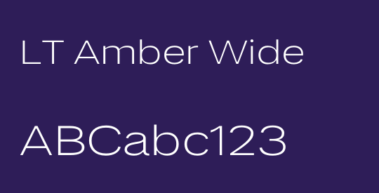 LT Amber Wide