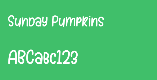 Sunday Pumpkins