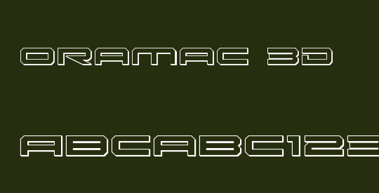 Oramac 3D