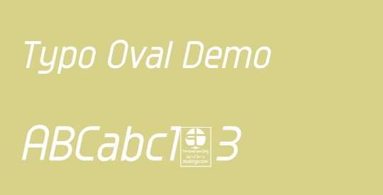 Typo Oval Demo