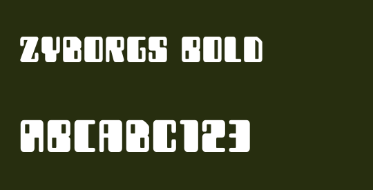 Zyborgs Bold