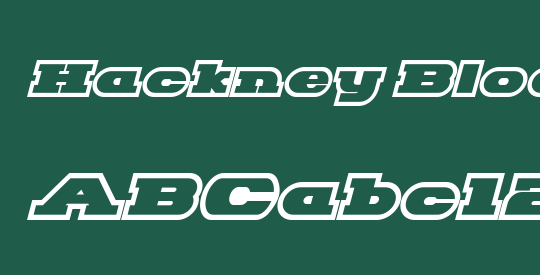 Hackney Block Outline