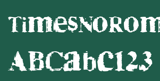 TimesNoRoman