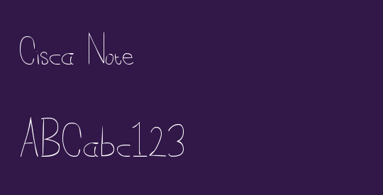 Cisca Note