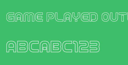 Game Played Outline
