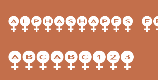 AlphaShapes female