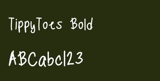 TippyToes Bold