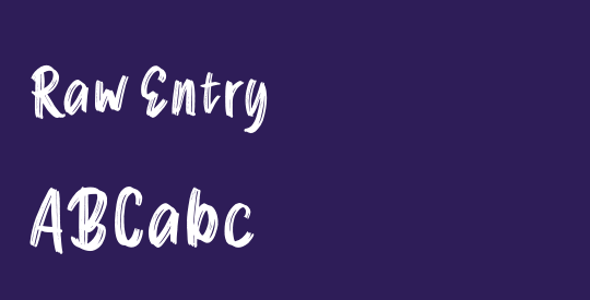 Raw Entry